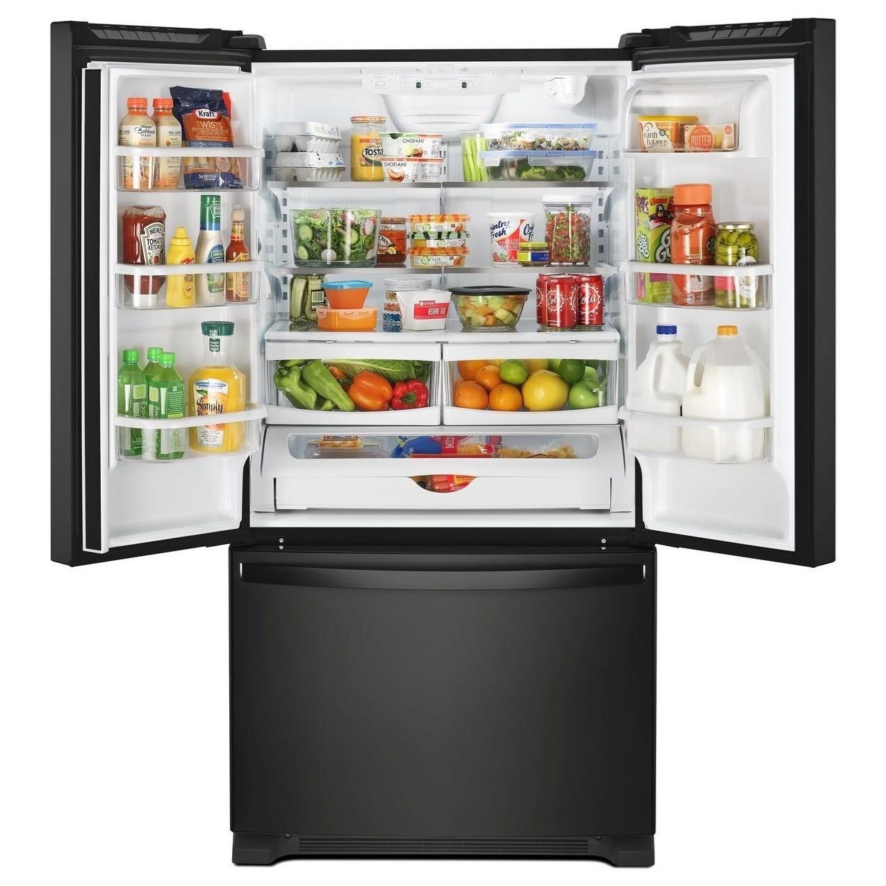Whirlpool WRF532SMHB 33inch Wide French Door Refrigerator 22 cu. ft